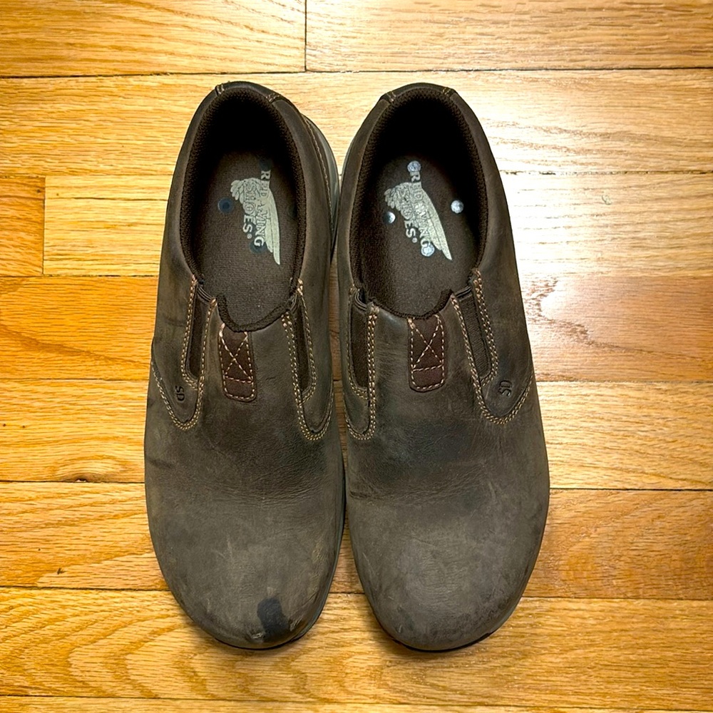 Red Wing Shoes steel toe work Shoes.